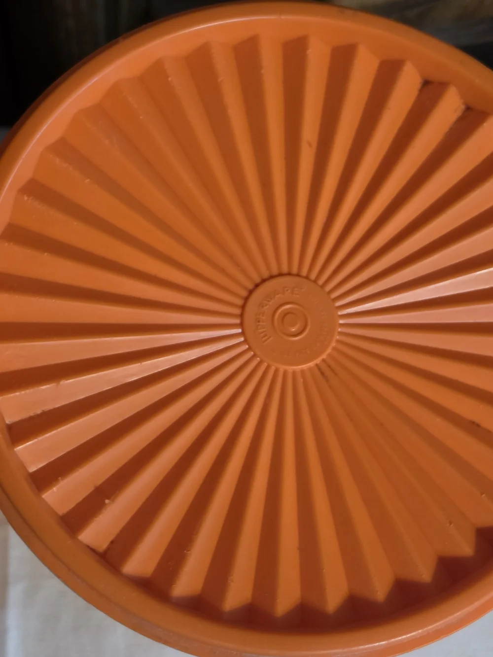 Tupperware Orange Decorative Storage Canisters